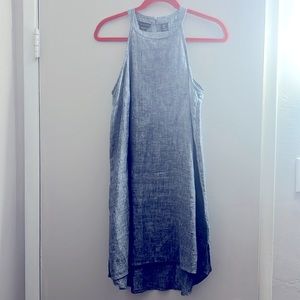 Tahari Linen Sundress Hi Lo Sz S